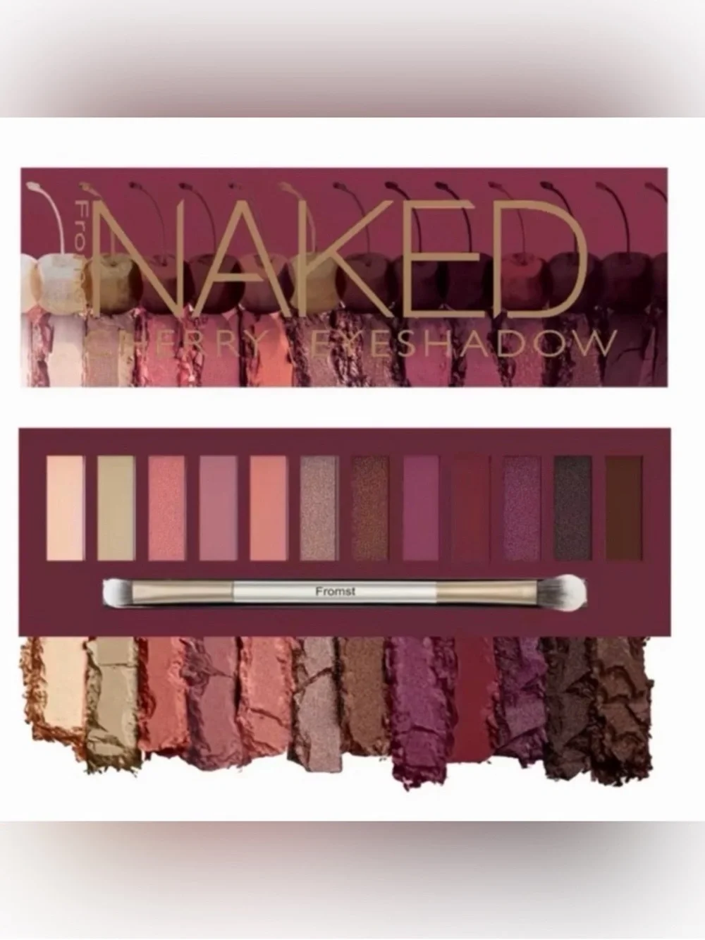Kohl's Naked Cherry Eyeshadow Palette – Pink, Plum & Rose Tones